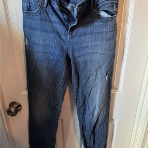 Simply Vera Vera Wang Dark Blue Skinny Jeans